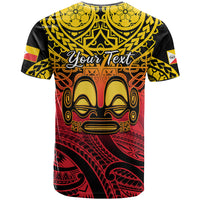 Personalised Marquesas Islands T Shirt Tiki Polynesian Marquesan Pattern - Wonder Print Shop