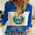 El Salvador Women Casual Shirt Coat Of Arms Mix Flor De Izote - Wonder Print Shop