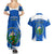 El Salvador Independence Day Couples Matching Summer Maxi Dress and Hawaiian Shirt Torogoz With Coat Of Arms Proud - Wonder Print Shop