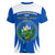 El Salvador Independence Day Women V Neck T Shirt Torogoz With Coat Of Arms Proud - Wonder Print Shop