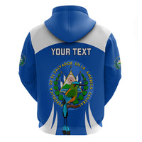 Custom El Salvador Independence Day Hoodie Torogoz With Coat Of Arms Proud - Wonder Print Shop