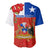 Custom Chile Independence Day Baseball Jersey Chilean Copihue Felices Fiestas Patrias - Wonder Print Shop