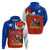 Custom Chile Independence Day Hoodie Chilean Copihue Felices Fiestas Patrias - Wonder Print Shop