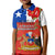 Custom Chile Independence Day Kid Polo Shirt Chilean Copihue Felices Fiestas Patrias - Wonder Print Shop