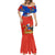 Custom Chile Independence Day Mermaid Dress Chilean Copihue Felices Fiestas Patrias - Wonder Print Shop