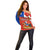 Custom Chile Independence Day Off Shoulder Sweater Chilean Copihue Felices Fiestas Patrias - Wonder Print Shop