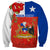 Custom Chile Independence Day Sweatshirt Chilean Copihue Felices Fiestas Patrias - Wonder Print Shop