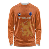 Netherlands Football Long Sleeve Shirt Go Oranje 2023 World Cup LT14