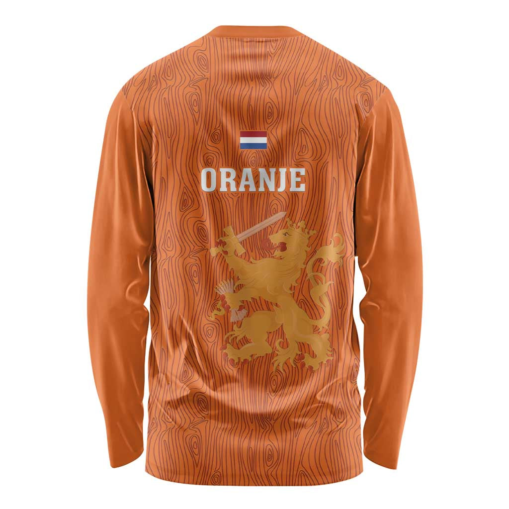 Netherlands Football Long Sleeve Shirt Go Oranje 2023 World Cup LT14
