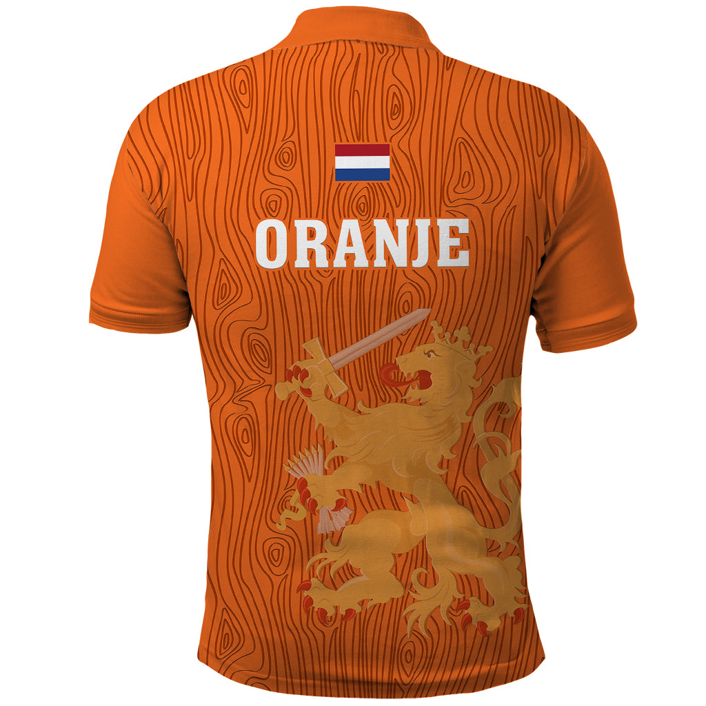 Netherlands Football Polo Shirt Go Oranje 2023 World Cup - Wonder Print Shop