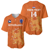 Custom Netherlands Football Baseball Jersey Go Oranje 2023 World Cup - Wonder Print Shop