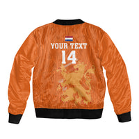 Custom Netherlands Football Bomber Jacket Go Oranje 2023 World Cup - Wonder Print Shop