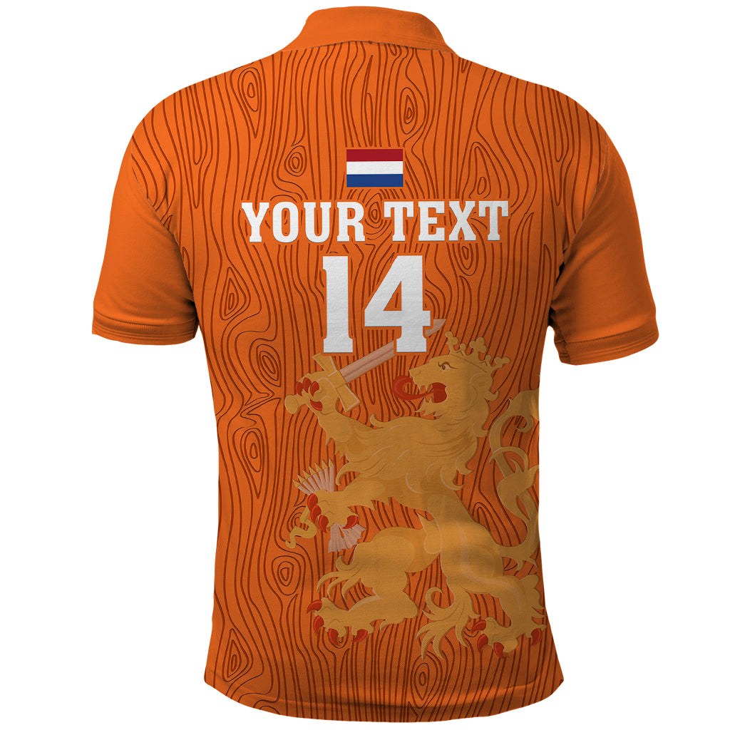 Custom Netherlands Football Polo Shirt Go Oranje 2023 World Cup - Wonder Print Shop