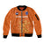 Custom Netherlands Football Sleeve Zip Bomber Jacket Go Oranje 2023 World Cup - Wonder Print Shop