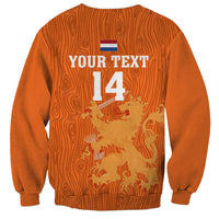 Custom Netherlands Football Sweatshirt Go Oranje 2023 World Cup - Wonder Print Shop
