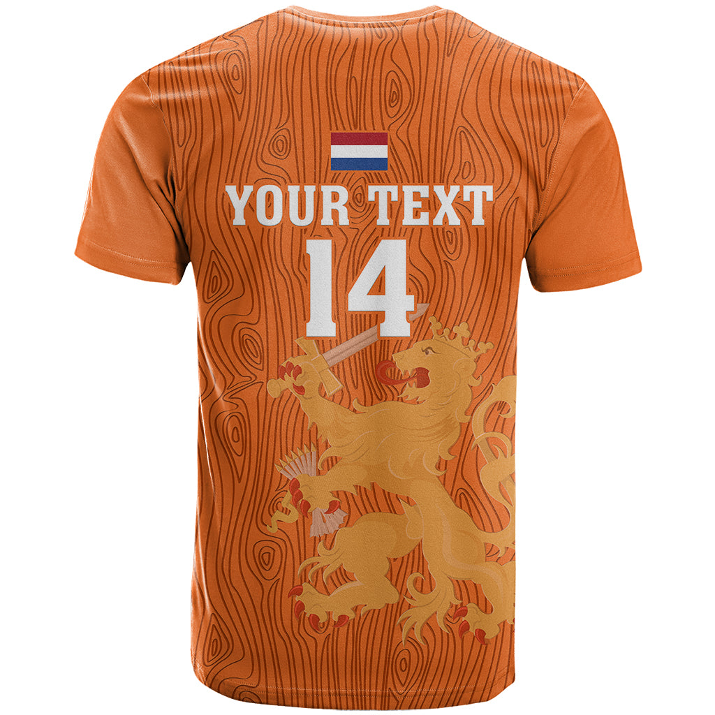 Custom Netherlands Football T Shirt Go Oranje 2023 World Cup - Wonder Print Shop