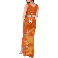 Custom Netherlands Football Tank Maxi Dress Go Oranje 2023 World Cup - Wonder Print Shop