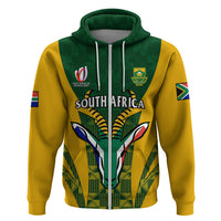 South Africa Rugby Hoodie Go Springboks Kente Pattern With Bokke - Wonder Print Shop