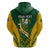 Custom South Africa Rugby Hoodie Go Springboks Kente Pattern With Bokke - Wonder Print Shop