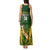 Custom South Africa Rugby Tank Maxi Dress Go Springboks Kente Pattern With Bokke - Wonder Print Shop
