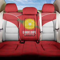 Guadeloupe Football Back Car Seat Cover Allez Les Gwada Boys Red Color