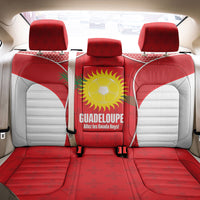 Guadeloupe Football Back Car Seat Cover Allez Les Gwada Boys Red Color