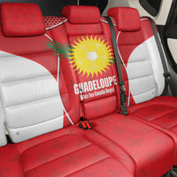 Guadeloupe Football Back Car Seat Cover Allez Les Gwada Boys Red Color