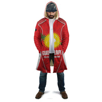 Guadeloupe Football Custom Cloak Allez Les Gwada Boys Red Color