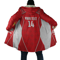 Guadeloupe Football Custom Cloak Allez Les Gwada Boys Red Color