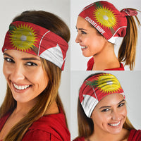 Guadeloupe Football Neck Gaiter Allez Les Gwada Boys Red Color