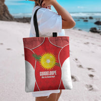 Guadeloupe Football Tote Bag Allez Les Gwada Boys Red Color