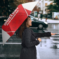 Guadeloupe Football Umbrella Allez Les Gwada Boys Red Color
