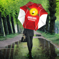 Guadeloupe Football Umbrella Allez Les Gwada Boys Red Color