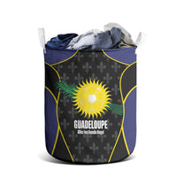 Guadeloupe Football Laundry Basket Allez Les Gwada Boys Flag Color