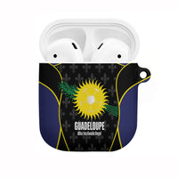 Guadeloupe Football AirPods Case Allez Les Gwada Boys Flag Color