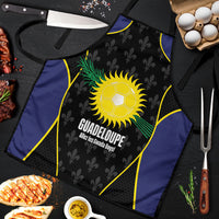 Guadeloupe Football Apron Allez Les Gwada Boys Flag Color