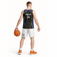 Guadeloupe Football Custom Basketball Jersey Allez Les Gwada Boys Flag Color