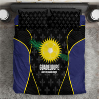 Guadeloupe Football Bedding Set Allez Les Gwada Boys Flag Color