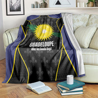 Guadeloupe Football Blanket Allez Les Gwada Boys Flag Color