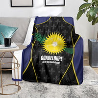 Guadeloupe Football Blanket Allez Les Gwada Boys Flag Color