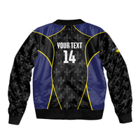 Guadeloupe Football Custom Bomber Jacket Allez Les Gwada Boys Flag Color