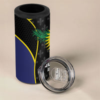 Guadeloupe Football 4 in 1 Can Cooler Tumbler Allez Les Gwada Boys Flag Color