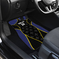 Guadeloupe Football Custom Car Mats Allez Les Gwada Boys Flag Color