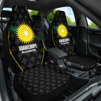 Guadeloupe Football Car Seat Cover Allez Les Gwada Boys Flag Color