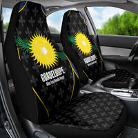 Guadeloupe Football Car Seat Cover Allez Les Gwada Boys Flag Color