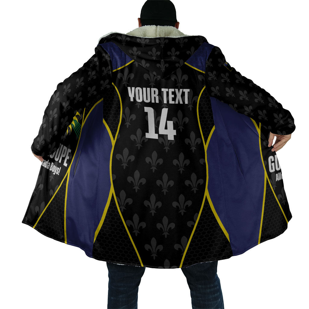 Guadeloupe Football Custom Cloak Allez Les Gwada Boys Flag Color
