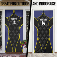Guadeloupe Football Custom Door Cover Allez Les Gwada Boys Flag Color