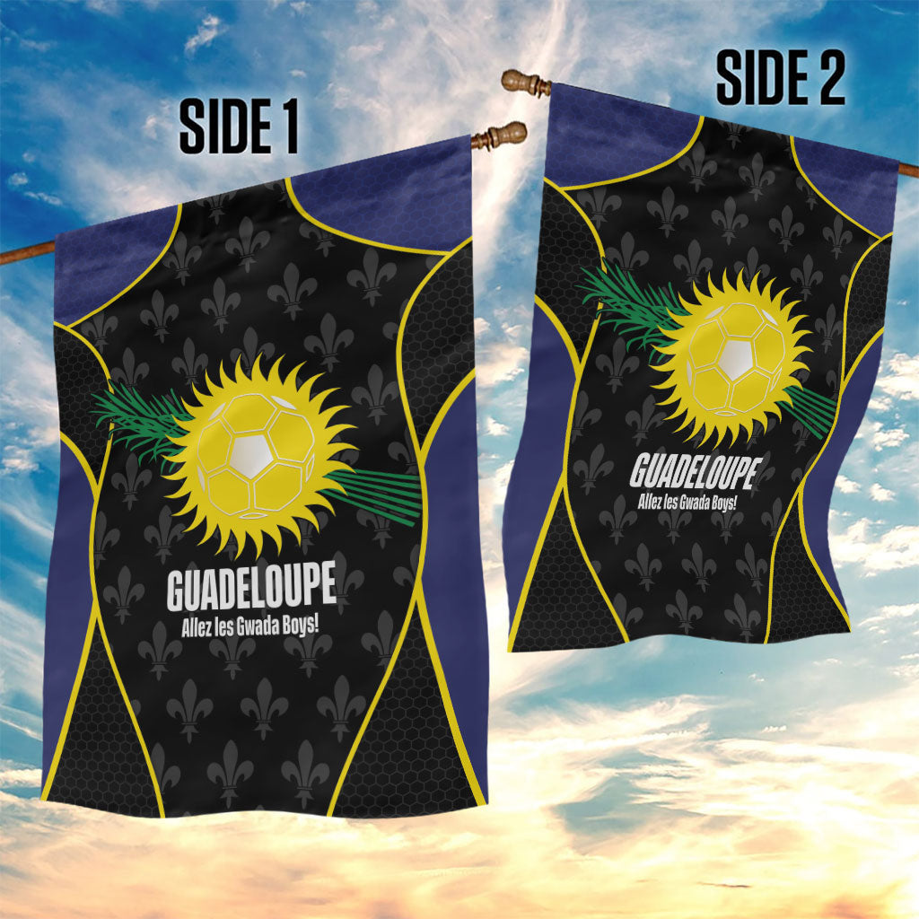 Guadeloupe Football Garden Flag Allez Les Gwada Boys Flag Color