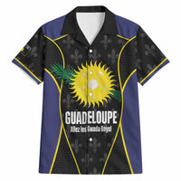 Guadeloupe Football Custom Hawaiian Shirt Allez Les Gwada Boys Flag Color