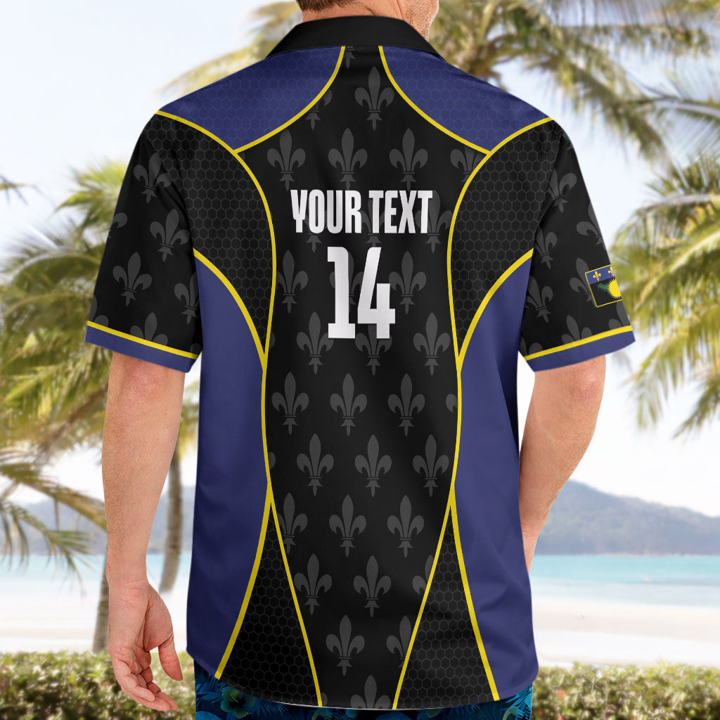 Guadeloupe Football Custom Hawaiian Shirt Allez Les Gwada Boys Flag Color